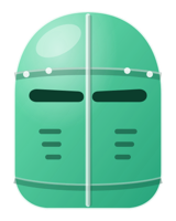 nod logo: a green knight's helm